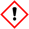 GHS07: dickes Ausrufezeichensymbol